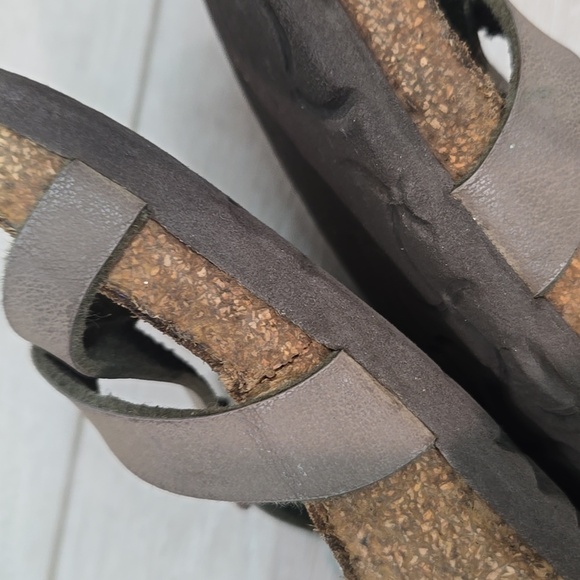 Birkenstock Womem Mayari Loop Toe Brown Strappy Sandals Flats Shoes Sz 39/8 Reg - Picture 8 of 12